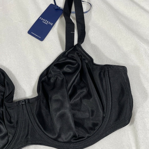 NWT Fanatasie [ 34DD US] Smoothing Seamless Underwire‎ Balconette Bra Black - Picture 6 of 11